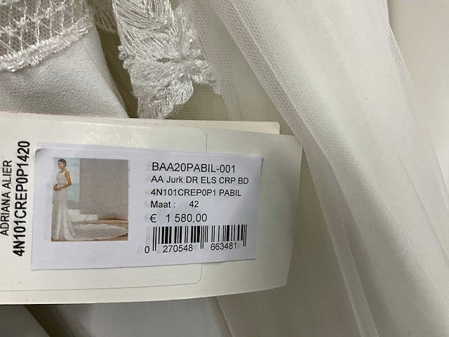 34 bruidsjurken rosa clara adriana alier (totaalprijs) - afbeelding 29 van  58