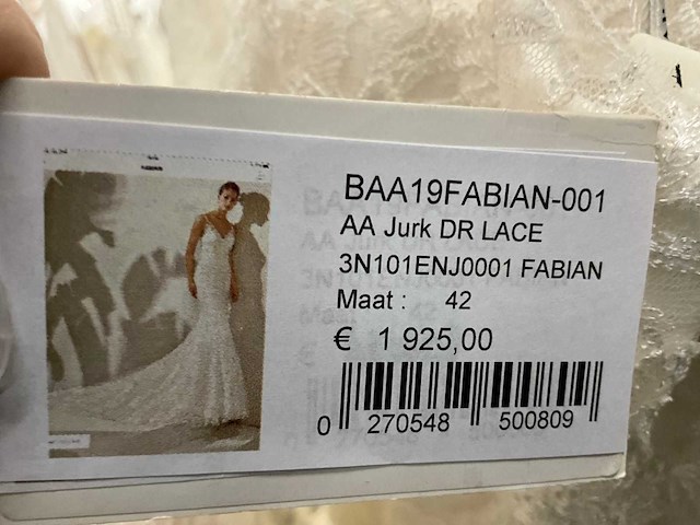 34 bruidsjurken rosa clara adriana alier (totaalprijs) - afbeelding 38 van  58