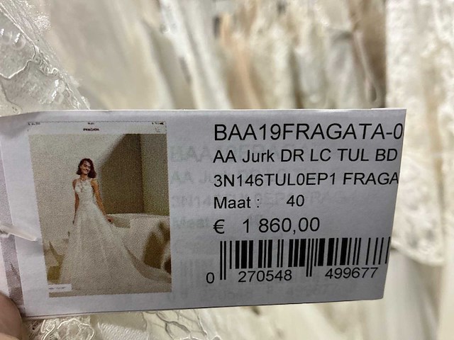 34 bruidsjurken rosa clara adriana alier (totaalprijs) - afbeelding 51 van  58