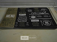 ±34 plastieken onderleggers ±43x28cm - afbeelding 1 van  3