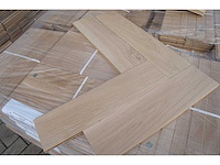 34,06 m² massief eiken visgraatparket 15mm - afbeelding 3 van  4