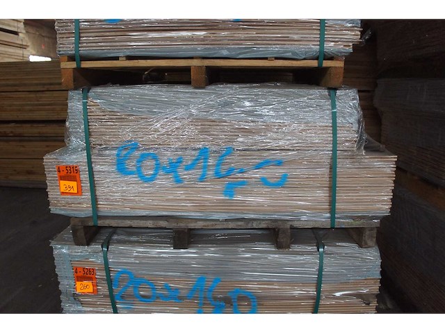 34,15 m² eiken planchetten 20mm - afbeelding 2 van  7