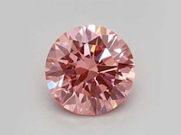 3,47 ct ronde snit lichtroze topaas – roze - afbeelding 1 van  3