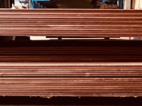 34,8m² massaranduba terrasplank model hardwoodclip lengte 2150-1800mm - afbeelding 2 van  5
