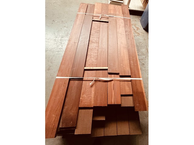 34,8m² massaranduba terrasplank model hardwoodclip lengte 2150-1800mm - afbeelding 3 van  5
