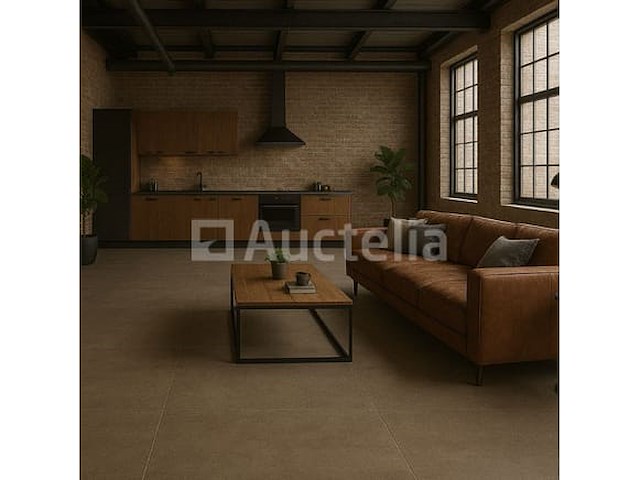 34m² terra 90x90 gerectificeerd, beton effect, vloer en muur, nieuw verpakt - afbeelding 1 van  1