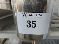 (34x) (34x) ijsbakken in inox nn en 3 in pvc