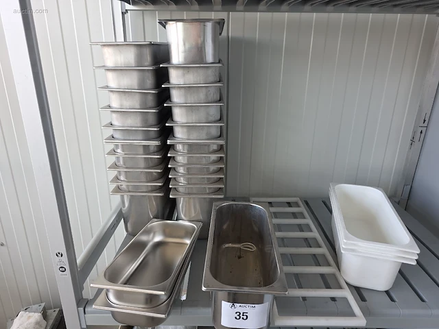 (34x) (34x) ijsbakken in inox nn en 3 in pvc - afbeelding 2 van  4