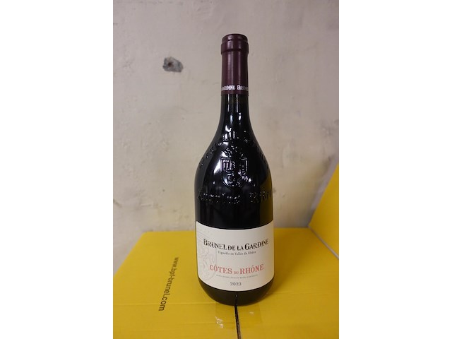 34x 75cl brunel de la gardine cotes du rhone 2023 - afbeelding 1 van  3