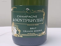 (34x) fles(sen) champagne de montpervier brut... - afbeelding 3 van  5