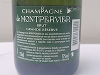 (34x) fles(sen) champagne de montpervier brut... - afbeelding 4 van  5
