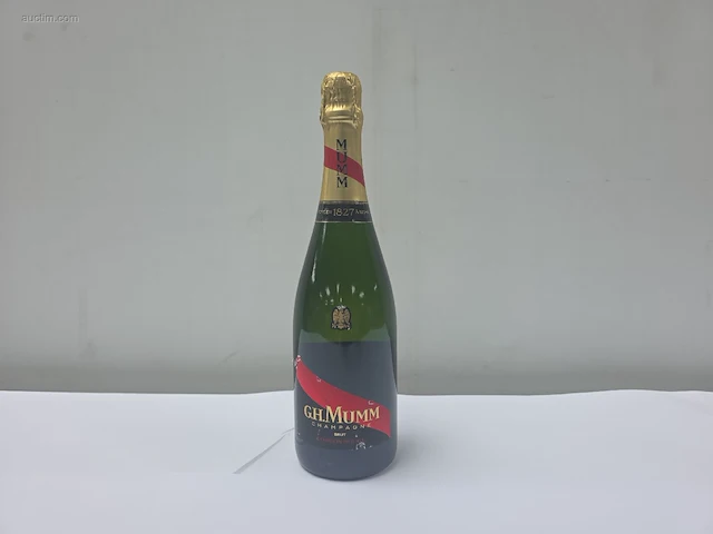 (34x) fles(sen) champagne g.h. mumm brut cordon... - afbeelding 1 van  7