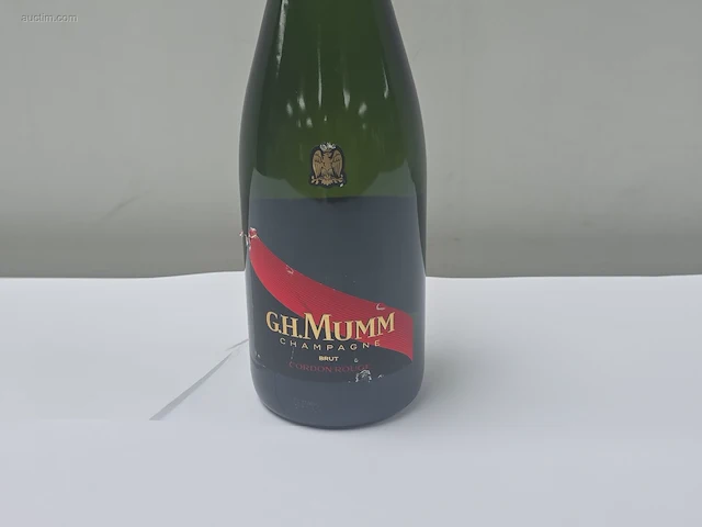 (34x) fles(sen) champagne g.h. mumm brut cordon... - afbeelding 2 van  7