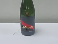 (34x) fles(sen) champagne g.h. mumm brut cordon... - afbeelding 2 van  7