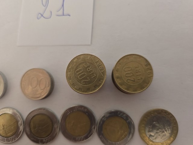 34x italië: lire 20ste eeuw - afbeelding 5 van  6