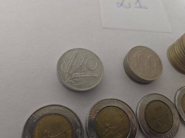 34x italië: lire 20ste eeuw - afbeelding 6 van  6