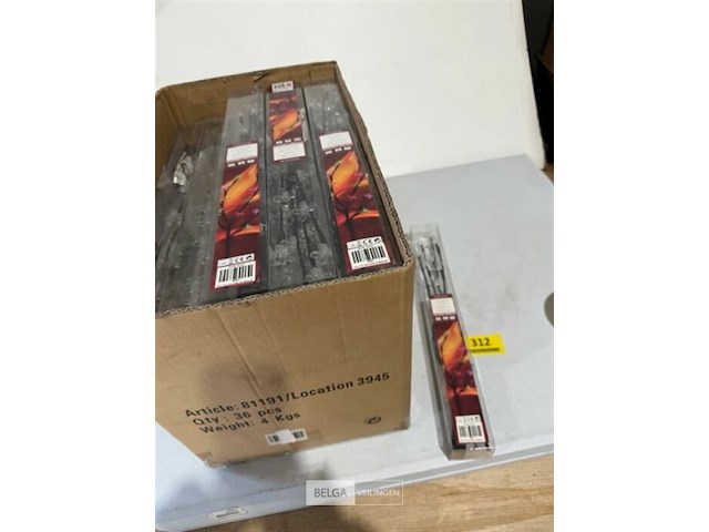 34x ledverlichting indoor 16 led batterij 2x aa 3 kleuren lichtjes - afbeelding 3 van  3