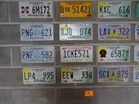 34x metalen amerikaanse nummerplaat - afbeelding 2 van  6