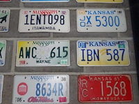 34x metalen amerikaanse nummerplaat - afbeelding 5 van  6