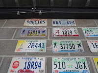 34x metalen amerikaanse nummerplaat - afbeelding 6 van  6