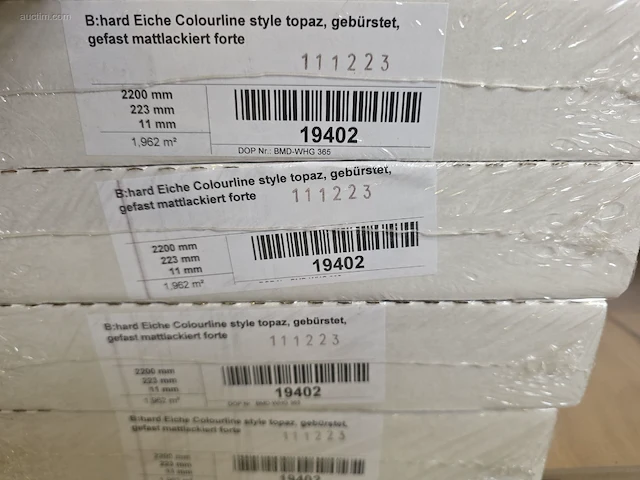 (34x) paletten diverse partijen eiken vloer,... - afbeelding 14 van  39