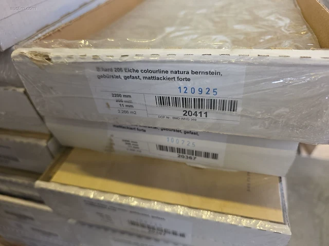 (34x) paletten diverse partijen eiken vloer,... - afbeelding 35 van  39