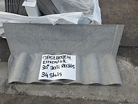 (34x) vezelcement hulpstukken voor golfplaten svk - afbeelding 1 van  2
