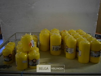 ±35 div maten gele kaarsen - afbeelding 1 van  2