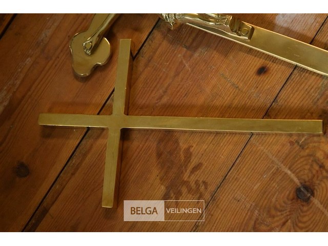 ±35 div messing kruisjes - afbeelding 3 van  4