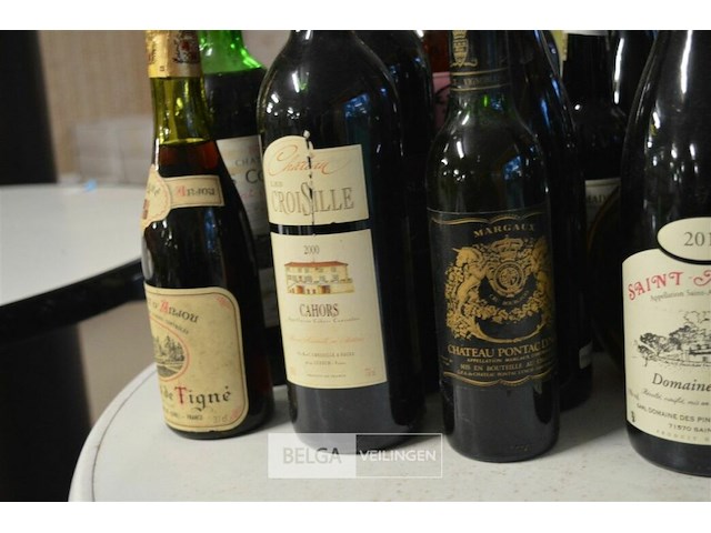 ±35 flessen diverse wijnsoorten - afbeelding 3 van  4