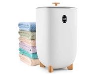 35 l elektrische handdoekverwarmer met timer - wit - afbeelding 2 van  7