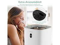 35 l elektrische handdoekverwarmer met timer - wit - afbeelding 4 van  7