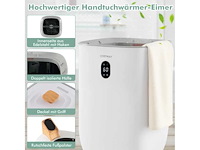 35 l elektrische handdoekverwarmer met timer - wit - afbeelding 5 van  7
