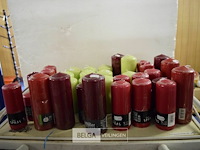 ± 35 rode en groene kaarsen div maten - afbeelding 1 van  2