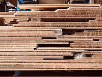 35,8m² zebarano half massief parket 4zijden tand en groef - afbeelding 3 van  5