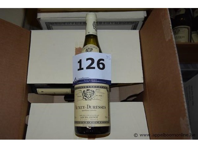35x fles witte wijn, louis jadot, auxey-duresses, 750ml - afbeelding 1 van  3
