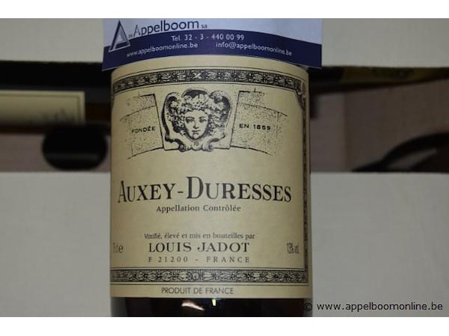 35x fles witte wijn, louis jadot, auxey-duresses, 750ml - afbeelding 2 van  3