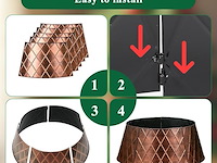 35x kerstboom omranding 120cm - afbeelding 2 van  4