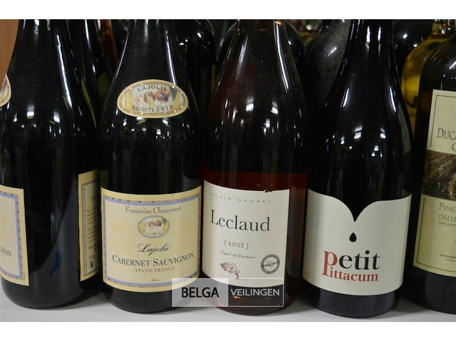 ±36 flessen diverse wijnsoorten - afbeelding 4 van  5