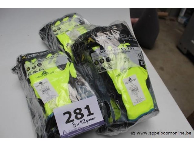 36 paar werkhandschoenen delta apollon vv733 - afbeelding 1 van  2