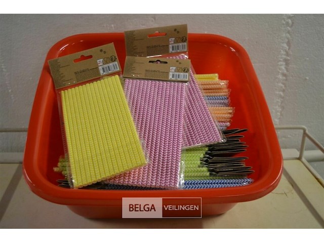 ±36 pakjes kartonnen rietjes - afbeelding 1 van  2