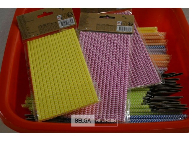 ±36 pakjes kartonnen rietjes - afbeelding 2 van  2