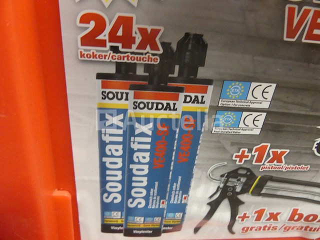 36 siliconen (wit/grijs/zwart) soudal, 24 soudal kit - afbeelding 7 van  9