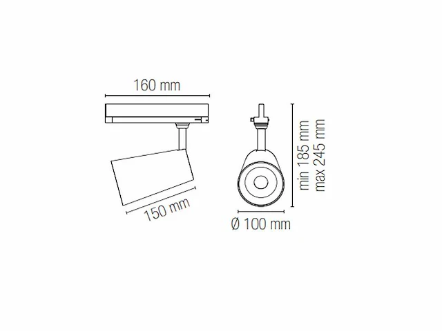 36 x intec led kone 30 watt zwart - afbeelding 6 van  6