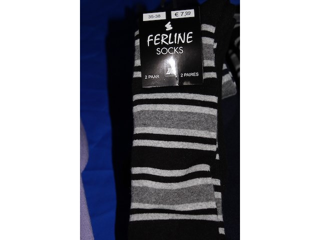 36 x paar lange wintersokken ferline - afbeelding 2 van  2