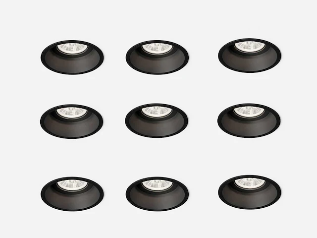 36 x solo deep inbouwspots zwart - afbeelding 9 van  9