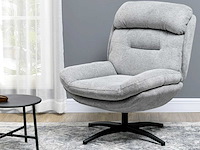 360° draaistoel, chenille-stof - afbeelding 1 van  8