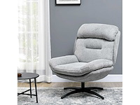 360° draaistoel, chenille-stof - afbeelding 2 van  8