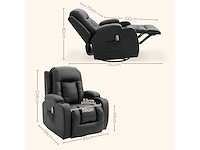 360° verwarmde elektrische massage- en ontspanningsstoel - afbeelding 4 van  5