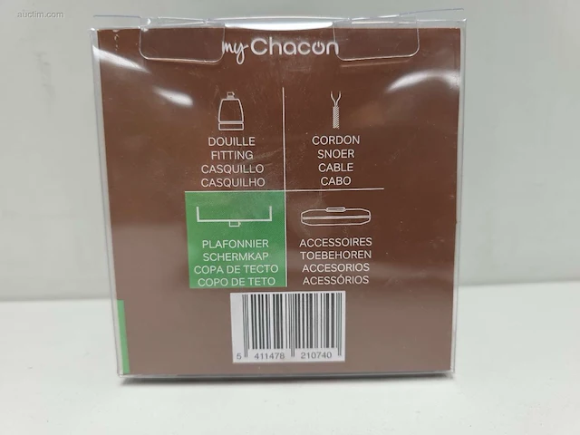 (360x) metallic plafondkapje chacon 21074 - afbeelding 3 van  6